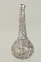 A SMALL ORIENTAL PERFUME BOTTLE 4ins