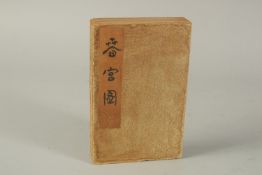 A CHINESE FOLDING EROTIC BOOK.