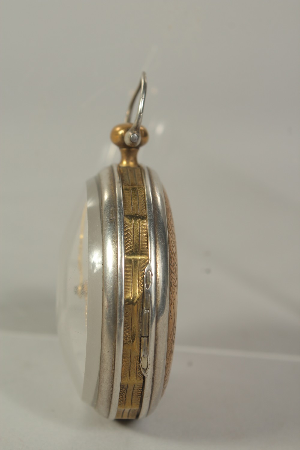 A GOOD 18TH CENTURY FRENCH EROTIC POCKET WATCH by BORDER , GENEVA with verge movement, the back - Image 5 of 8