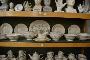A good collection of Emma Bridgewater Vetch pattern dinnerware to include a pair of vegetable dishes
