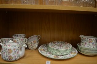 A quantity of Minton Haddon Hall china.