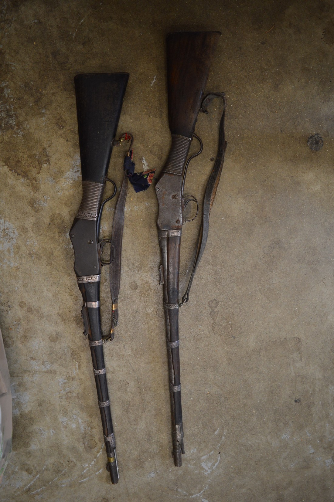 Two Martini Henri action rifles made for the Eastern market (deactivated and licence not required).