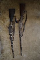 Two Martini Henri action rifles made for the Eastern market (deactivated and licence not required).