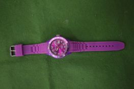 A purple watch.