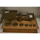 Postal scales and weights.