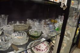 Decorative and household glassware.