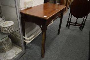 Georgian style mahogany side table.