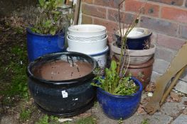 Various plant pots.