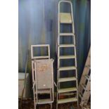 Two step ladders etc.