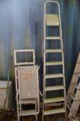 Two step ladders etc.