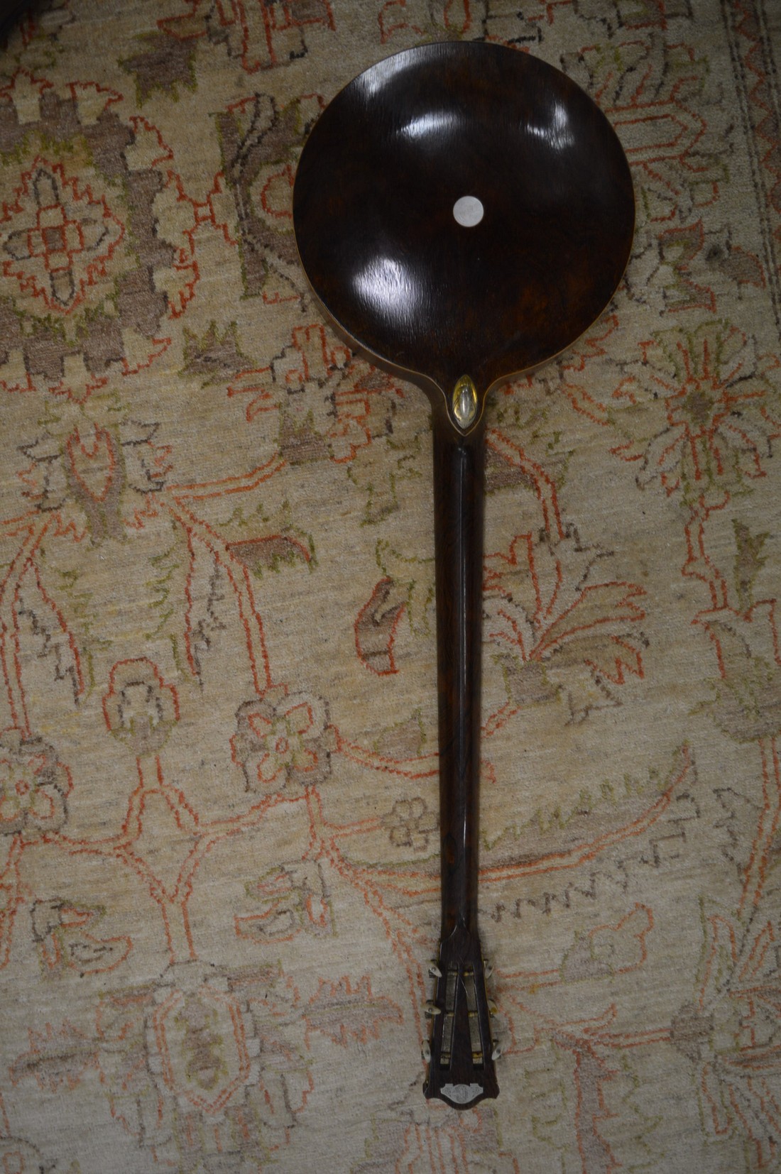 A very good Banjolele by A O Windsor, Birmingham in original leather case. - Image 5 of 9