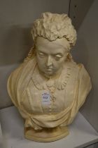 A composite bust of Queen Victoria.