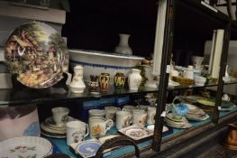 A large quantity of decorative china.