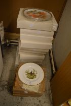 A quantity of collectors plates.