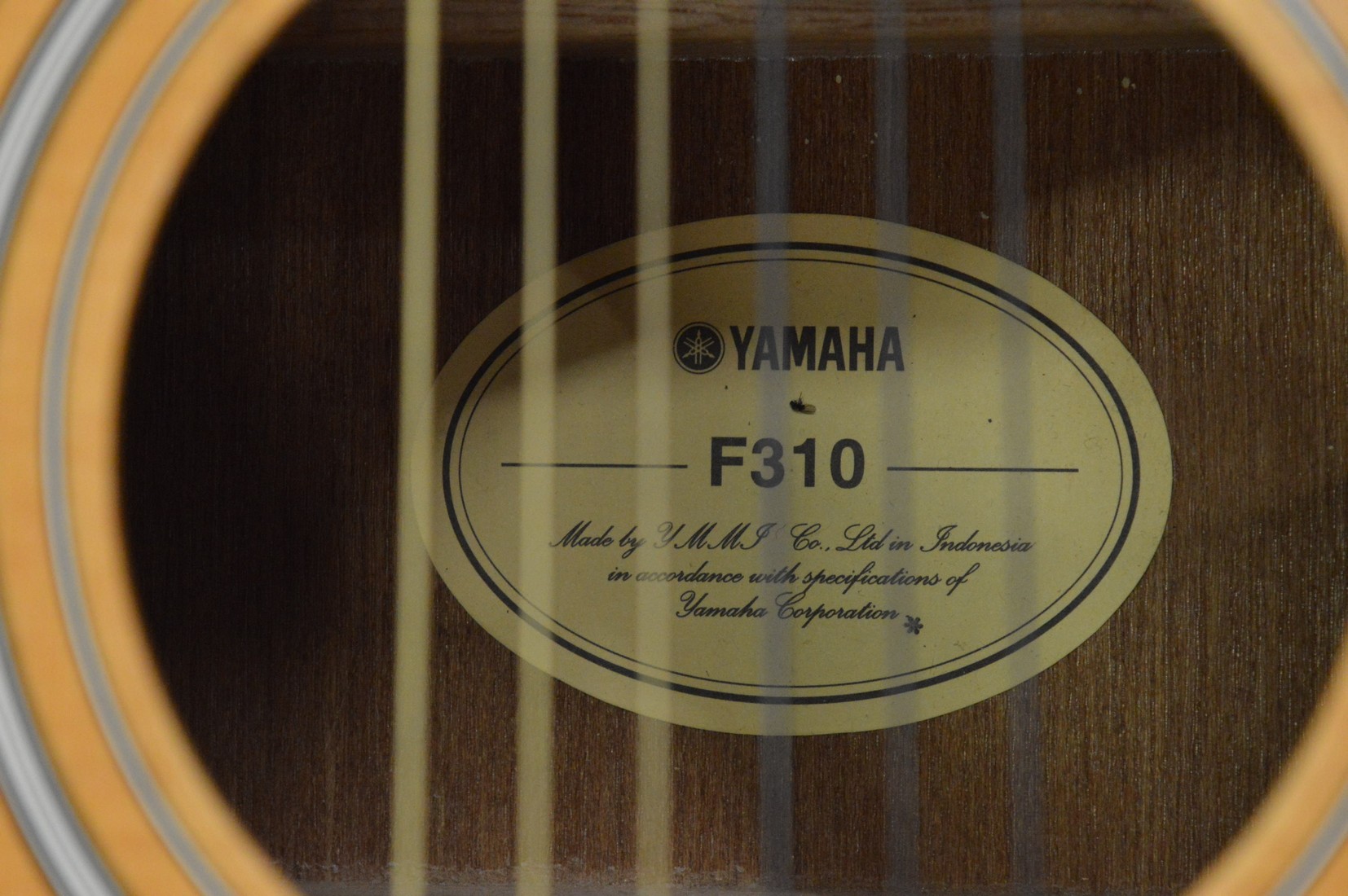 A Yamaha F310 classical guitar with case. - Image 2 of 2