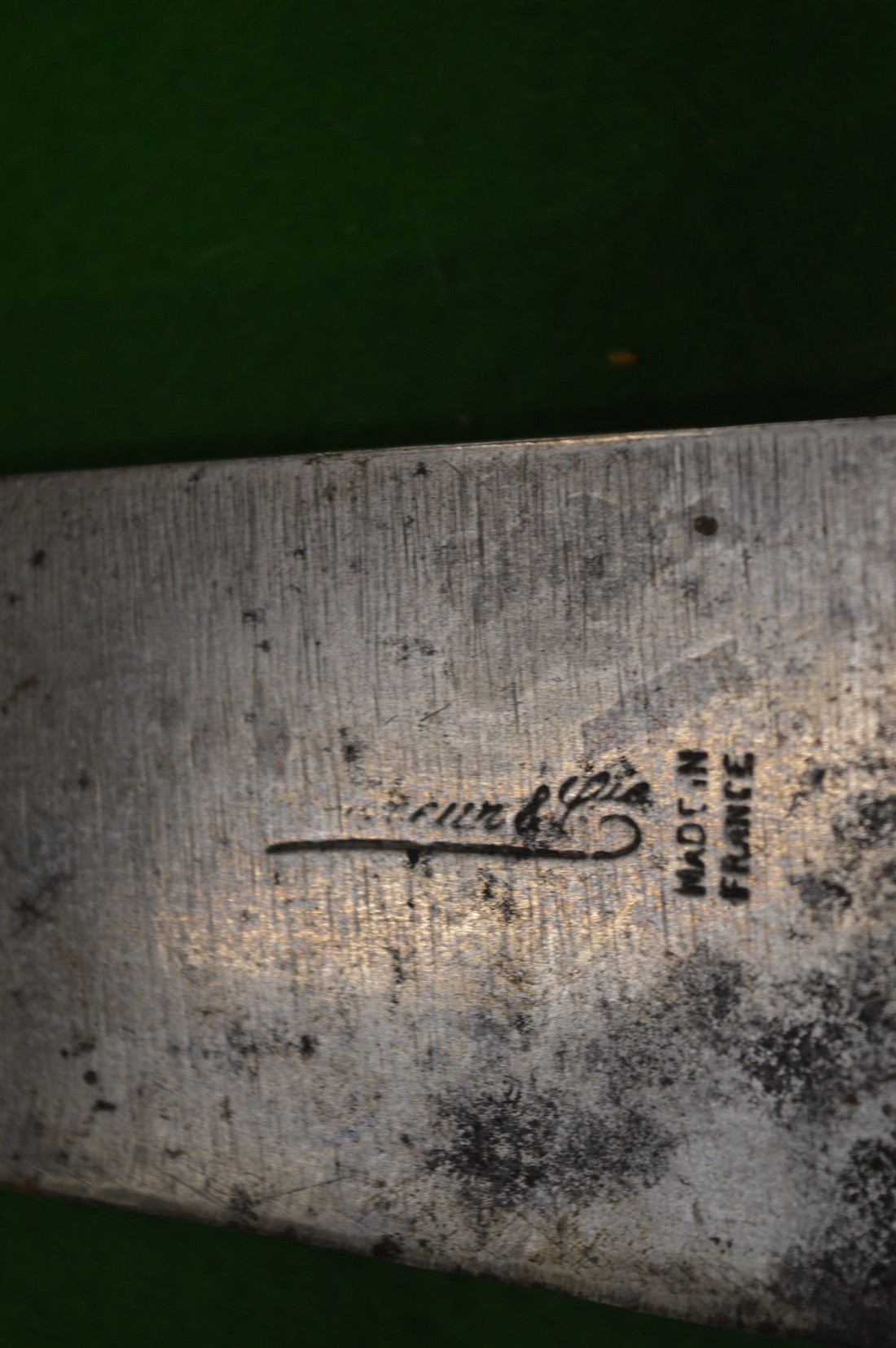 Wilsons of Sheffield, a carving or hunting knife with unusual brass guard together with a large - Image 4 of 4