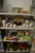 A quantity of household china, glass and collectables.