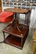 An occasional table, nest of tables and pair of lamp tables.