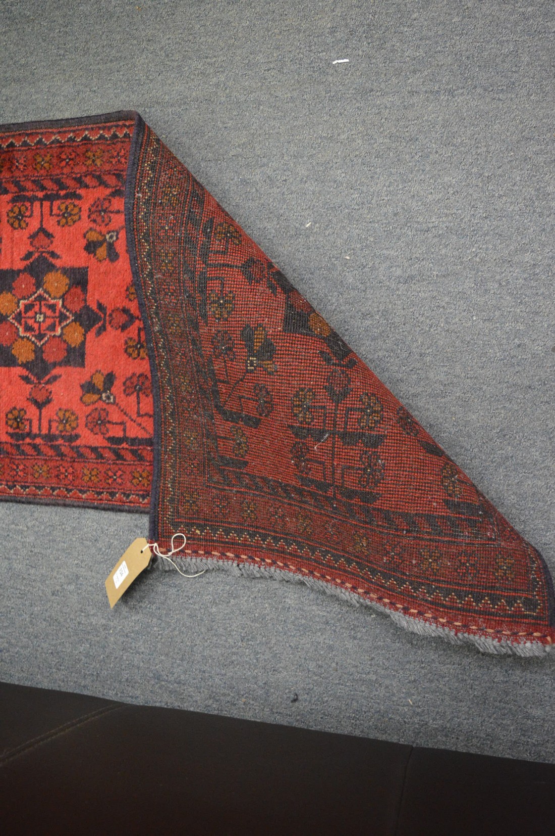 Two small Persian style red ground runners 146cm x 52cm and 153cm x 53cm. - Image 4 of 4