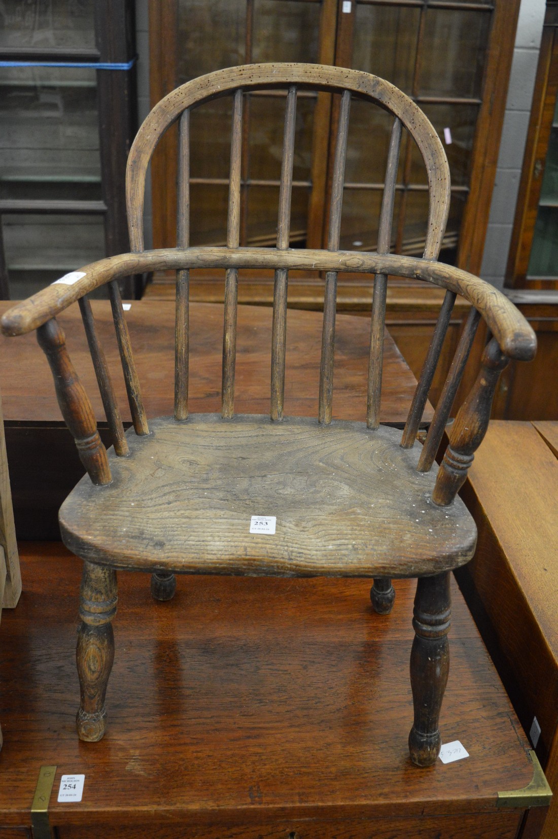 A child's 19th century Windsor chair.