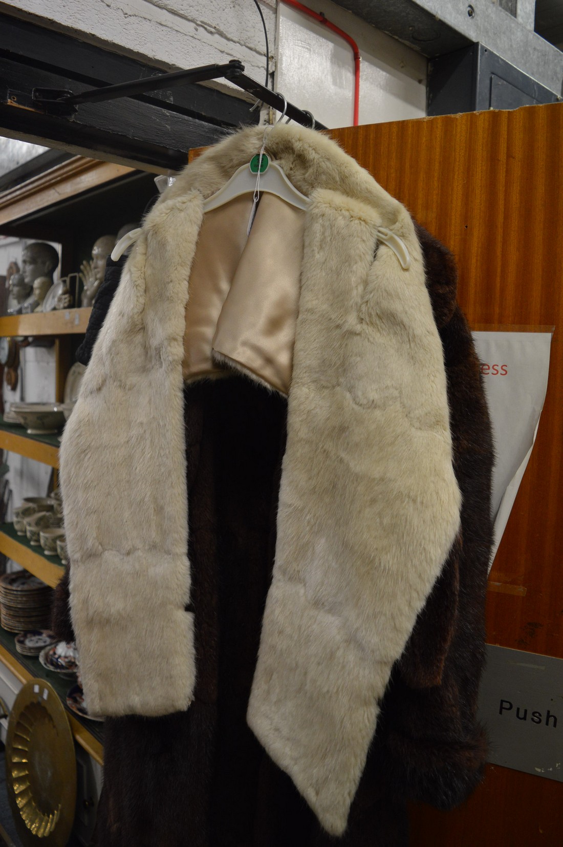 A ladies fur coat and two fur capes/stoles. - Image 3 of 4