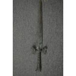 An archaic style bronze dagger.