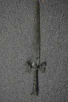 An archaic style bronze dagger.