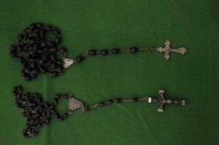 Two rosary's.