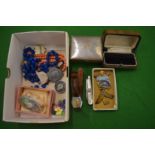 Masonic medal and other collectables.