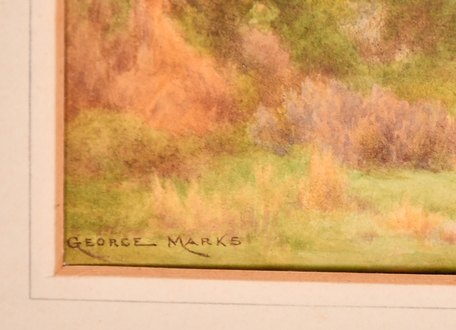 George Marks (1857-1933), 'On Shere Heath, Surrey', watercolour, signed, 10" x 14.5" (26 x 37cm). - Image 3 of 4