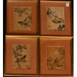 Barei Kono, a collection of eight woodcuts in colours depicting birds, each around 8" x 5.5" (20 x