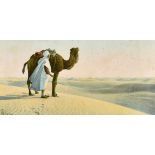 A group of three Lehnert and Landrock chromolithographs of North African scenes, (3).