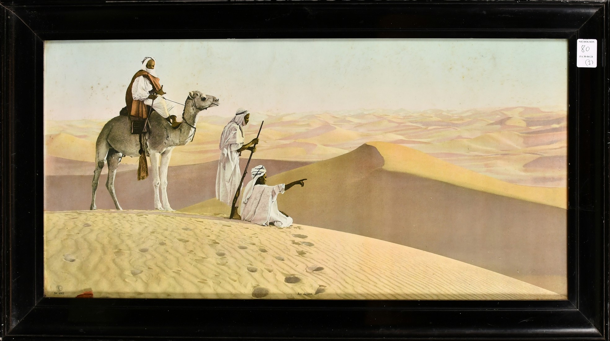 A group of three Lehnert and Landrock chromolithographs of North African scenes, (3). - Image 4 of 4