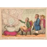 Thomas Rowlandson (1756-1827), 'Colonel Wardles Exhibition of Extracting Bubbles from Saline