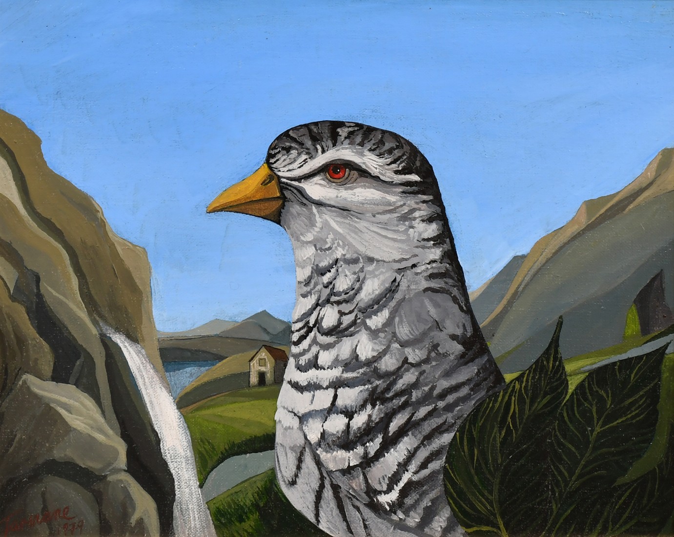 Terence Tarsnane (b. 1939), 'Cuckoo', circa 1979, acrylic, signed and dated, 9" x 11.5" (23 x