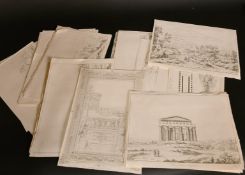 Pinelli after Goldicutt, 'Antiquities of Sicily', a collection of etchings published 1819, 14" x 10"