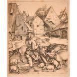 A collection of four late 19th Century heliogravures after Old Masters, from 10" x 8" (25 x 20) to