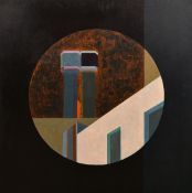 Kathleen Mary Crow (20th Century), 'Chimney-Scape', acrylic on canvas laid down on board, signed and