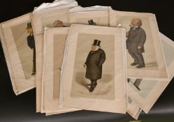 A collection of unframed Vanity Fair prints, men of the day, (22).