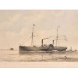 Thomas Goldsworthy Dutton, Circa 1853, 'The Steam Yacht North Star, New York Yacht Club',