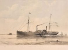 Thomas Goldsworthy Dutton, Circa 1853, 'The Steam Yacht North Star, New York Yacht Club',