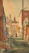 Peter Iden, Bakers Arms Hill, Arundel, watercolour, signed and dated 1970, inscribed verso, 10.5"