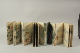 A LARGE CHINESE FOLDING BOOK.