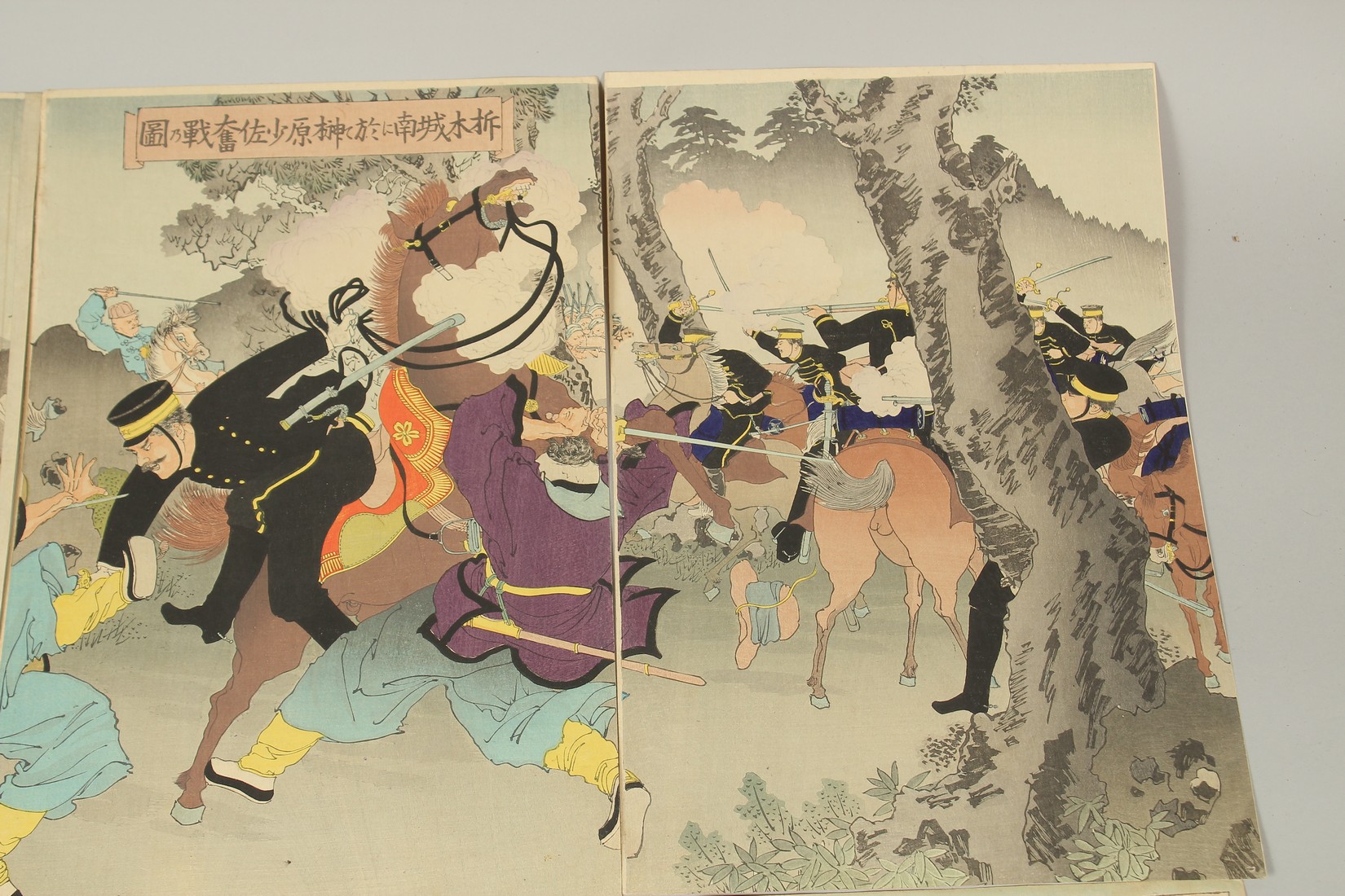 GEKKO OGATA (1859-1920) & GINKO ADACHI (act. 1870-1900): SINO-JAPANESE WAR, two late 19th century - Image 3 of 5
