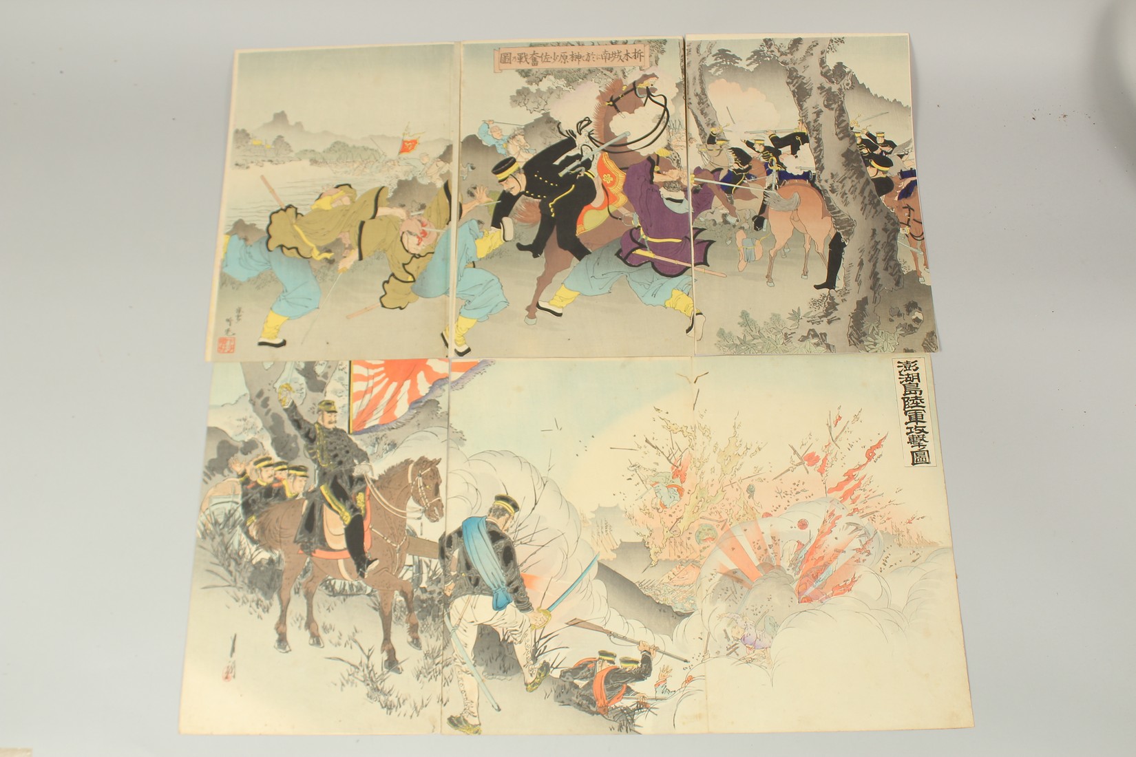 GEKKO OGATA (1859-1920) & GINKO ADACHI (act. 1870-1900): SINO-JAPANESE WAR, two late 19th century