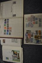 Small group of stamp albums etc.