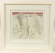 PETER STILLWELL (20 / 21st Century). 'Pigeons, 2010', coloured chalks. Signed with initials,