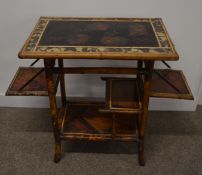 1920's bamboo occasional table