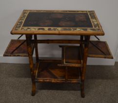 1920's bamboo occasional table