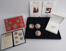 2019 Silver proof sovereign, 24kt gold plated 90th birthday coins, Farewell to £.S.D coinage and